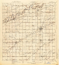 Paulding 1914 topographic map preview