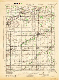 Paulding 1944 topographic map preview