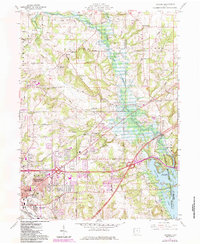Pavonia 1960 topographic map thumbnail