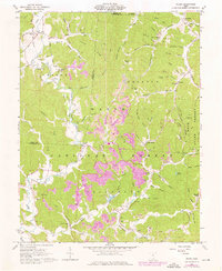 Pedro 1961 topographic map preview