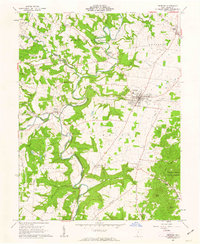 Peebles 1961 topographic map thumbnail