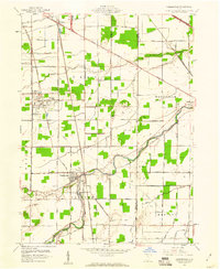 Pemberville 1959 topographic map thumbnail