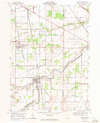Pemberville 1969 topographic map thumbnail