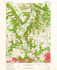 Peninsula 1963 topographic map preview
