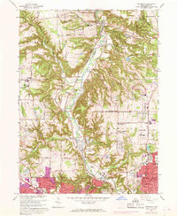 Peninsula 1963 topographic map preview