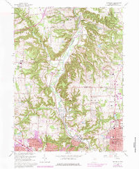 Peninsula 1963 topographic map thumbnail