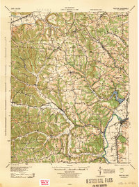 Piketon 1944 topographic map thumbnail