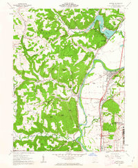 Piketon 1961 topographic map preview