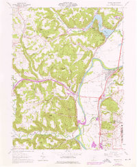 Piketon 1961 topographic map thumbnail