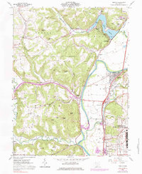 Piketon 1961 topographic map thumbnail