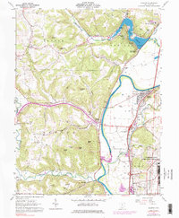 Piketon 1961 topographic map thumbnail