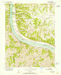 Moscow 1953 topographic map thumbnail