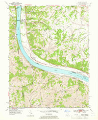 Moscow 1953 topographic map thumbnail