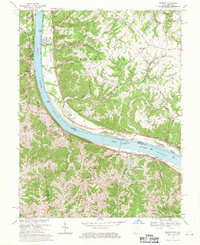 Moscow 1968 topographic map thumbnail