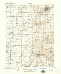 Mount Gilead 1913 topographic map thumbnail