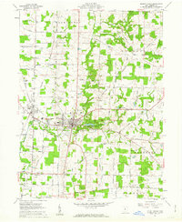 Mount Gilead 1961 topographic map thumbnail