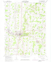Mount Gilead 1961 topographic map thumbnail