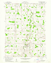Mt Blanchard 1960 topographic map thumbnail