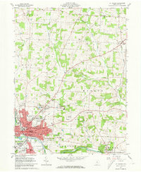 Mt Vernon 1961 topographic map thumbnail