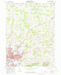 Mt Vernon 1961 topographic map thumbnail