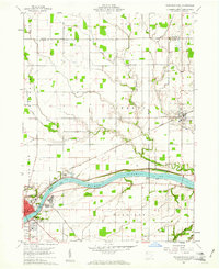 Napoleon East 1960 topographic map thumbnail