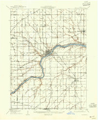 Napoleon 1908 topographic map thumbnail