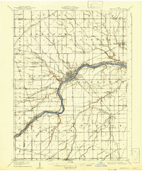 Napoleon 1908 topographic map thumbnail