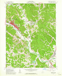 Nelsonville 1961 topographic map thumbnail