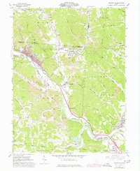 Nelsonville 1961 topographic map thumbnail