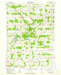 Nettle Lake 1961 topographic map thumbnail