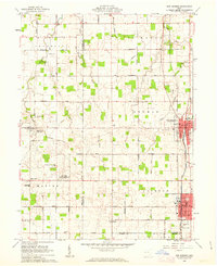 New Bremen 1961 topographic map thumbnail