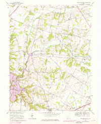 New Burlington 1968 topographic map thumbnail