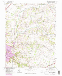 New Burlington 1968 topographic map thumbnail