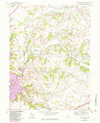 New Burlington 1968 topographic map thumbnail