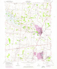 New Carlisle 1955 topographic map thumbnail