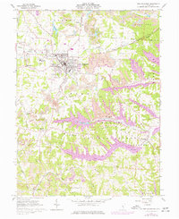 New Lexington 1961 topographic map thumbnail