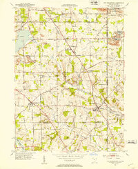New Middletown 1951 topographic map thumbnail