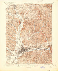 Newark 1909 topographic map thumbnail
