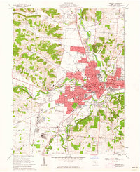 Newark 1961 topographic map preview