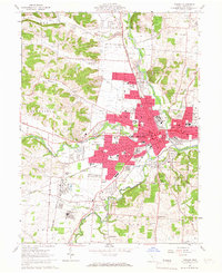 Newark 1961 topographic map thumbnail