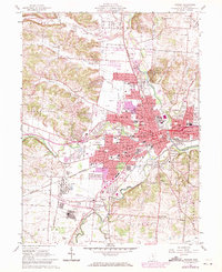 Newark 1961 topographic map preview