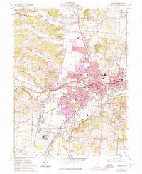 Newark 1961 topographic map preview