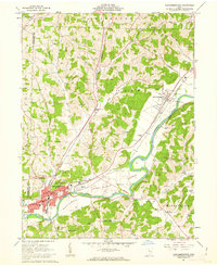 Newcomerstown 1961 topographic map preview