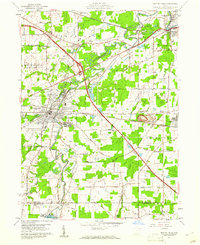 Newton Falls 1959 topographic map thumbnail