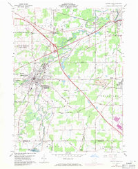 Newton Falls 1959 topographic map thumbnail