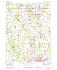 North Canton 1967 topographic map thumbnail