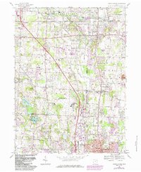 North Canton 1967 topographic map thumbnail