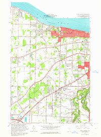 North Olmsted 1963 topographic map thumbnail