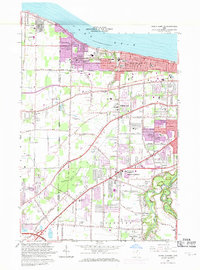 North Olmsted 1963 topographic map thumbnail