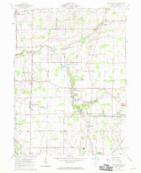 North Robinson 1960 topographic map preview